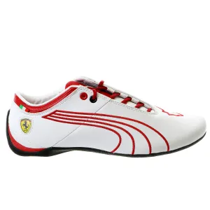 Best Puma Shoes 2025 Puma Future Cat M1 Ferrari Tifosi Fashion Sneaker Shoe - White/Rosso Corsa - Mens
