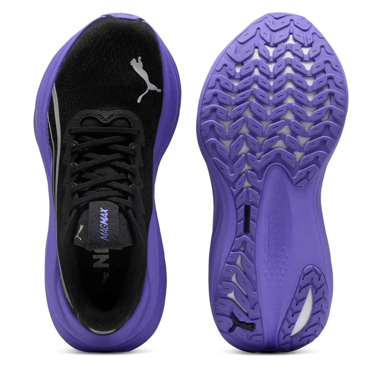 Puma Magmax Nitro Running Shoes - Womens - Black/Purple Best Puma Shoes For Athletes