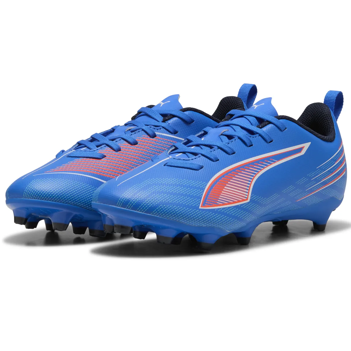 Messi League Fg/mg Junior Firm Ground Soccer Cleat Puma Ultra 6 Play FG/AG JR Football Boots - Youth - Blue/White/Red