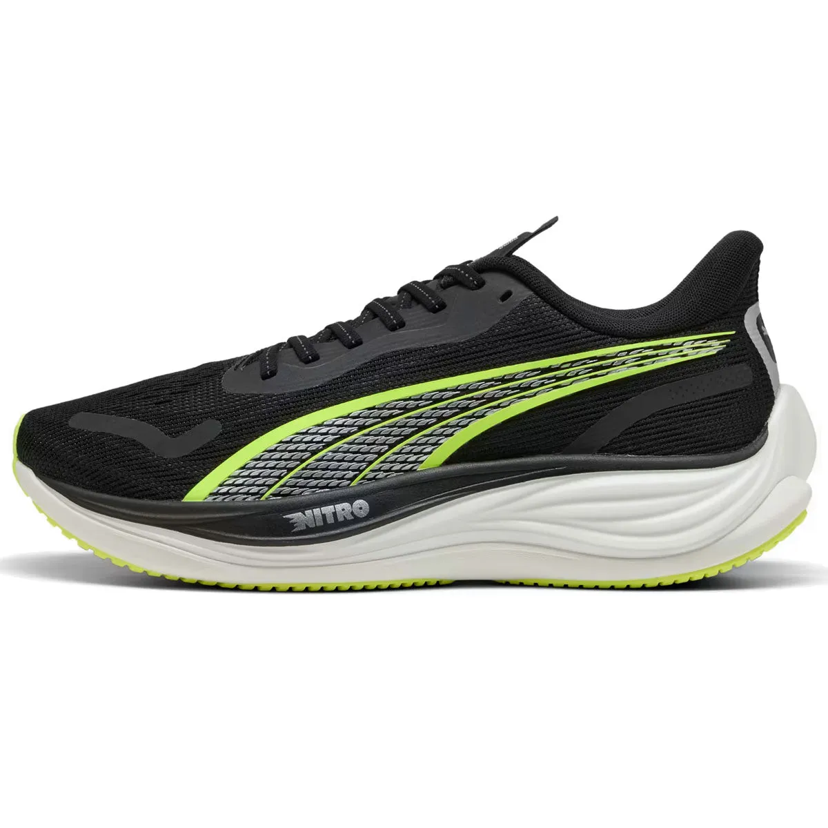 Puma Velocity Nitro 3 Running Shoes - Mens - Black/Yellow Alert Puma Extend Lite Trail Running Shoes