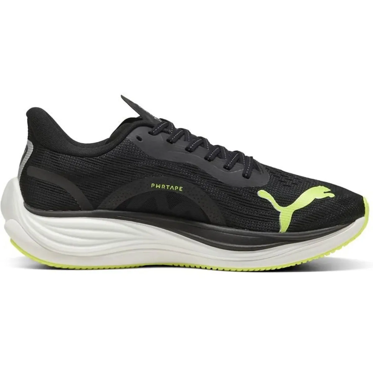 Puma Velocity Nitro 3 Running Shoes - Mens - Black/Yellow Alert Puma Shoes Famous Footwear