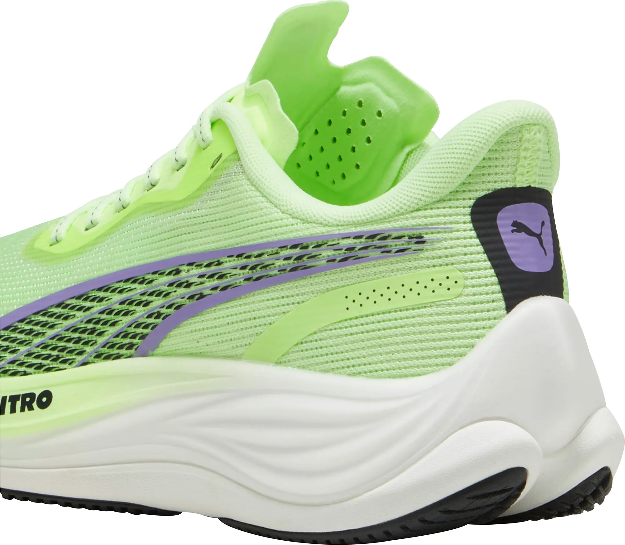 Puma Velocity Nitro 3 Womens Running Shoes - Green Puma Ferrari Track Racer Shoes