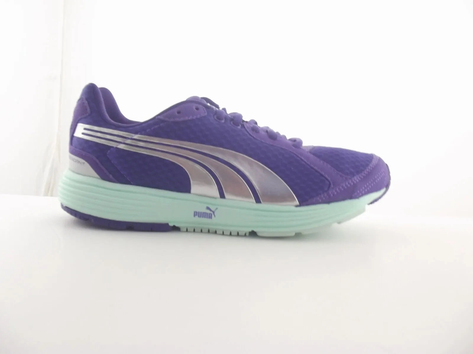 Puma Descendant Jr Kids Violet Running Shoes Essential Runner Training Shoes
