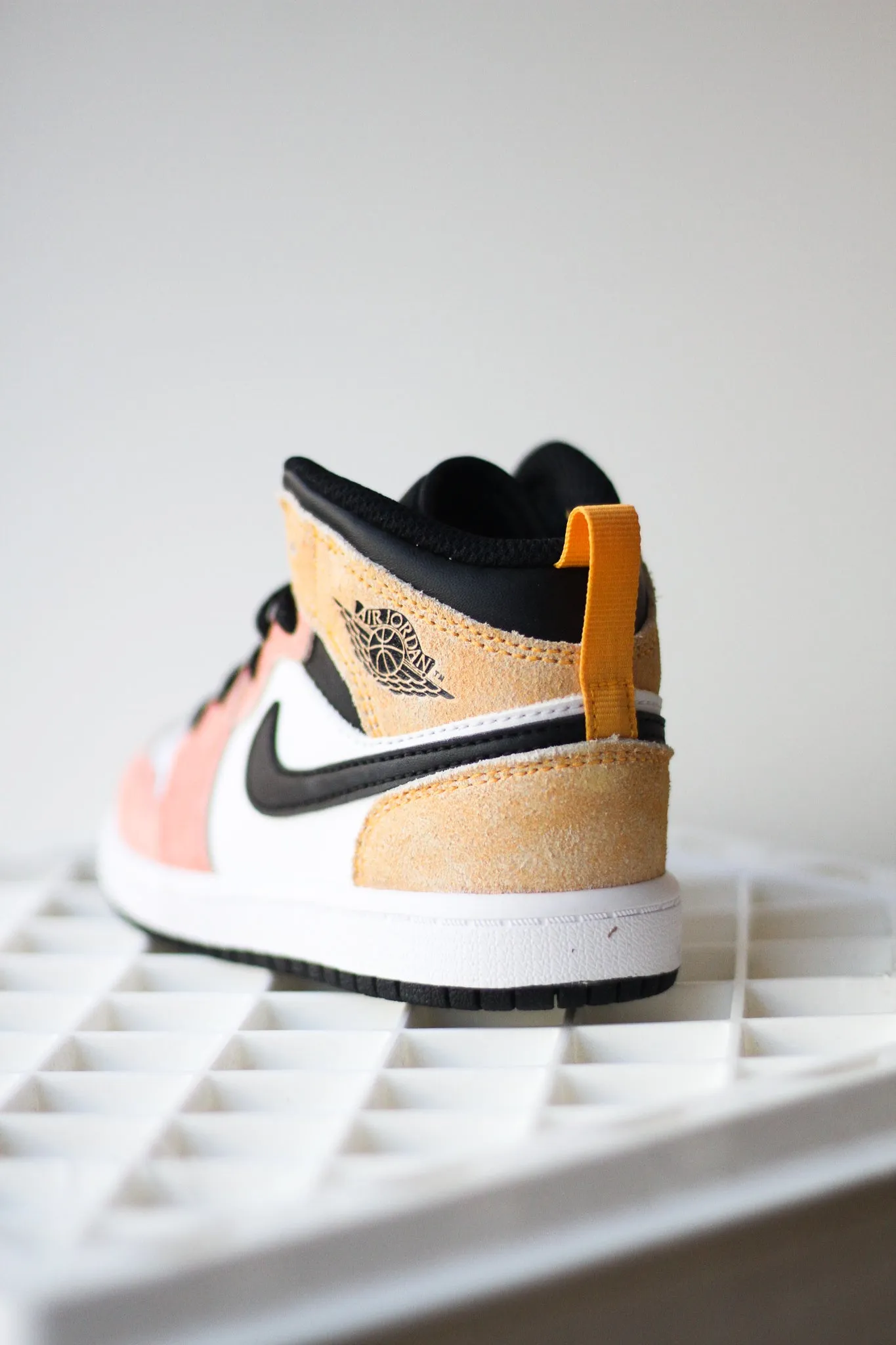 JORDAN 1 MID SE (PS) "MAGIC EMBER" Denim Casual Shoes