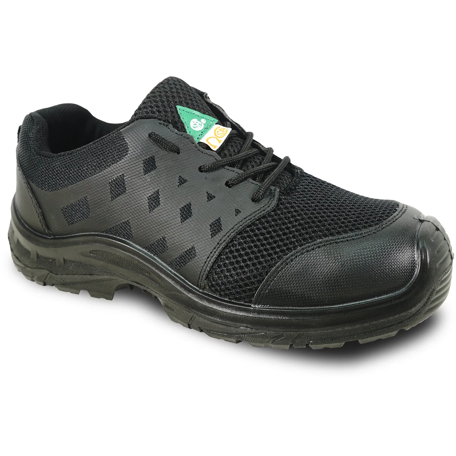 VANGELO Men Work Safety Shoe HELMUT-2 CSA Certified Steel Toe Protection Black Female Hunting Boots