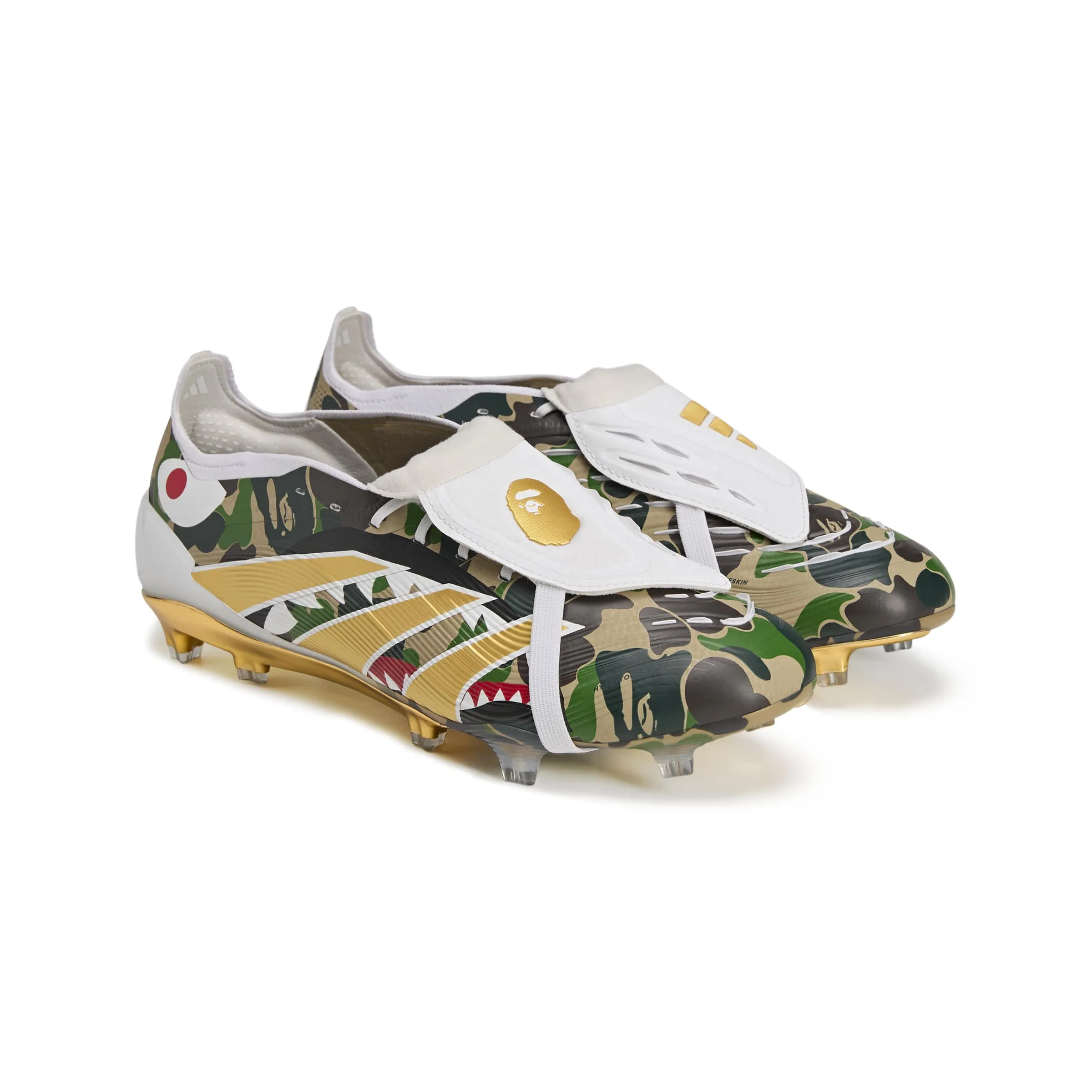 ADIDAS PREDATOR ELITE FT FG BAPE HEMP/GOLDMT/FTWWHT JS3104 The Best Soccer Cleats For Strikers
