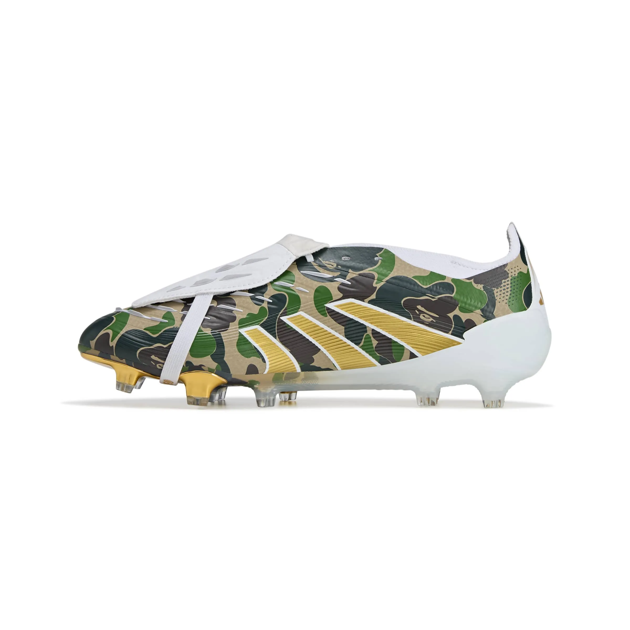 Soccer Cleats Size 11c ADIDAS PREDATOR ELITE FT FG BAPE HEMP/GOLDMT/FTWWHT JS3104