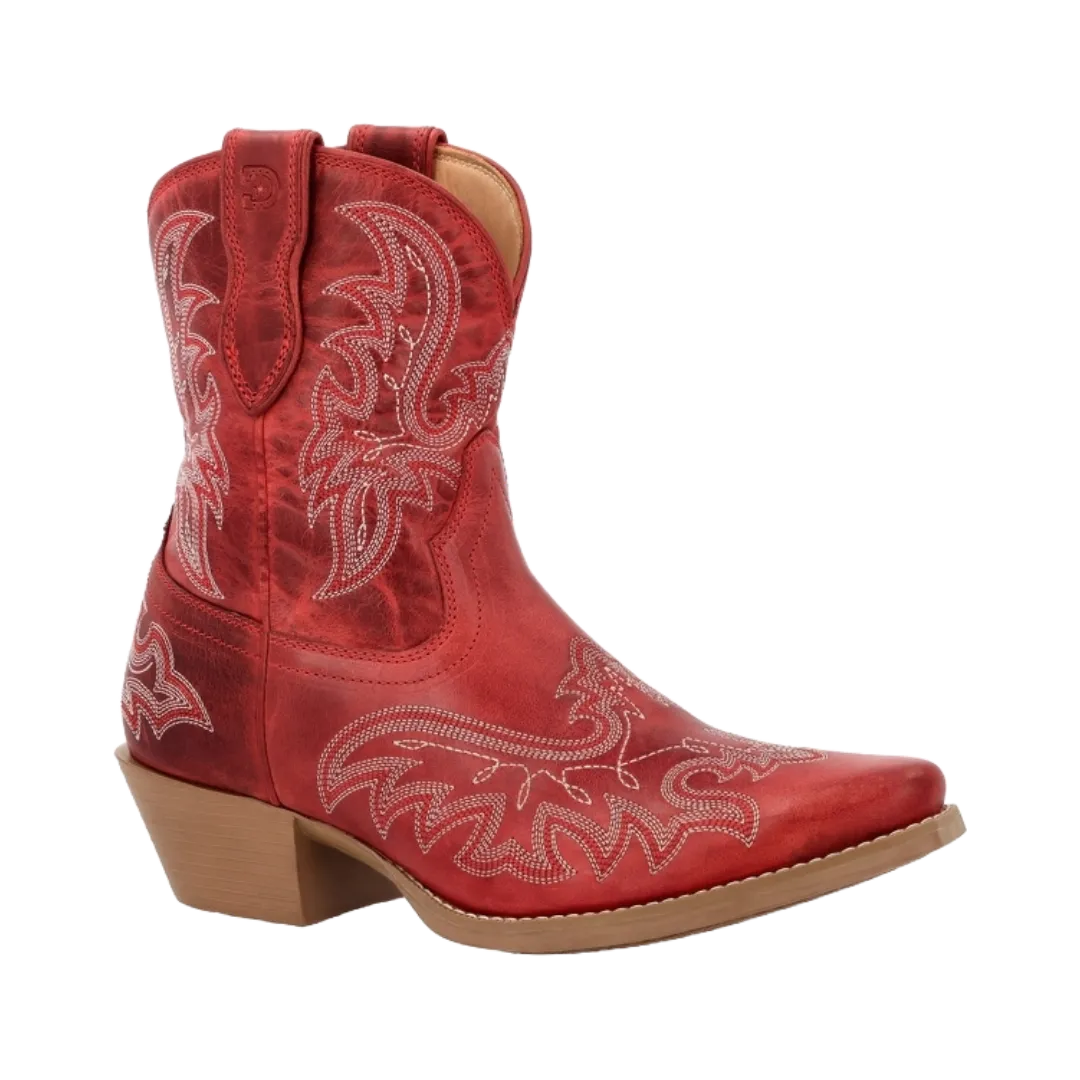OTH 8" CRIMSON RED WESTERN BOOTIE Mary Poppins Rain Boots