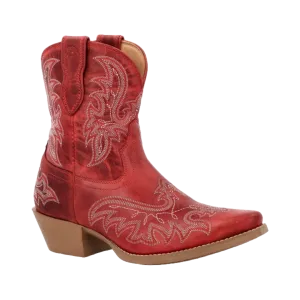 OTH 8" CRIMSON RED WESTERN BOOTIE Jeffrey Campbell Cloudy Chelsea Rain Boot