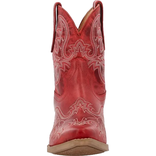 OTH 8" CRIMSON RED WESTERN BOOTIE Rockfish Rain Boots