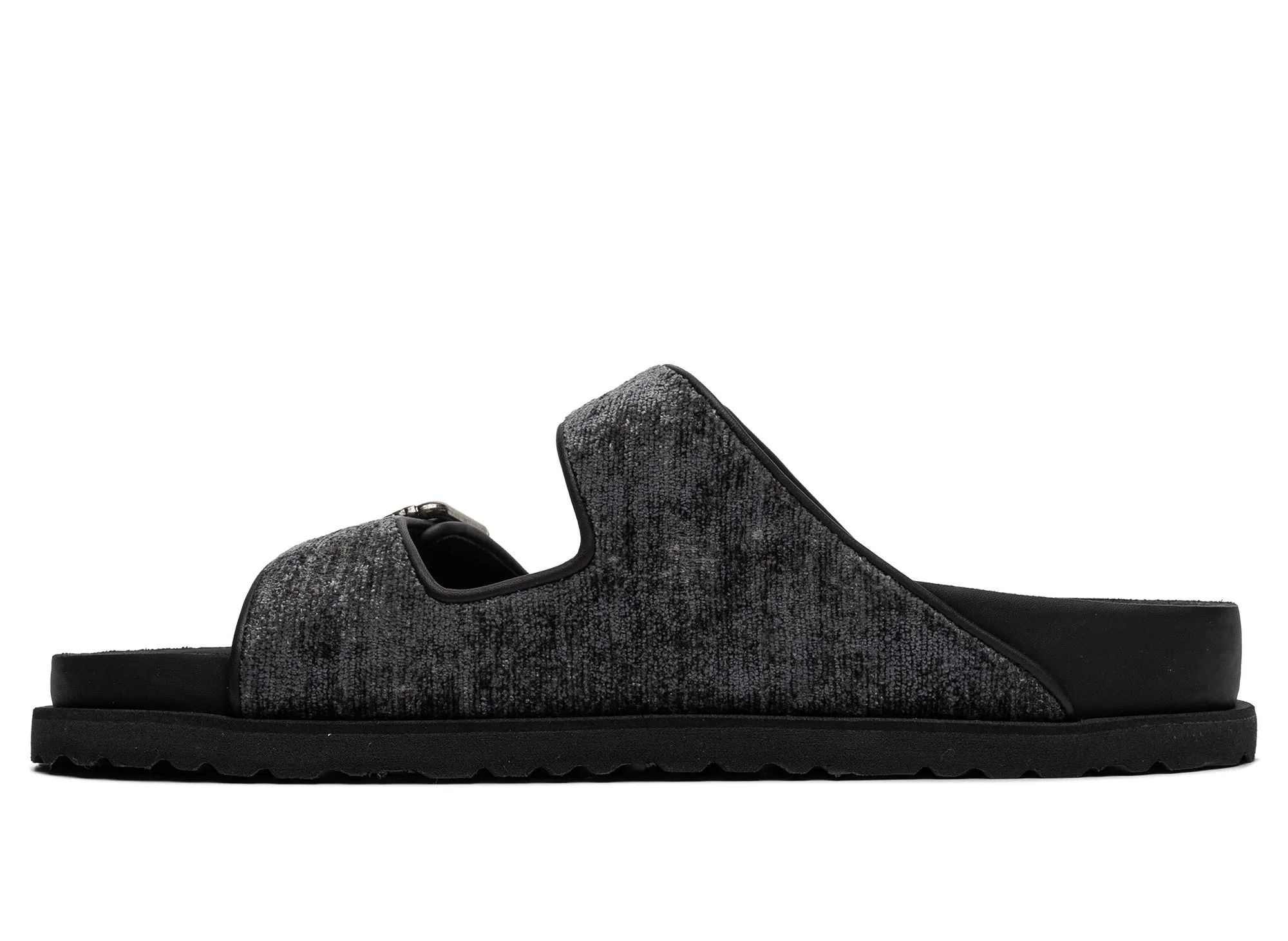 Birkenstock Arizona TEX Aged Velvet Black 1774 Spiked Sandals