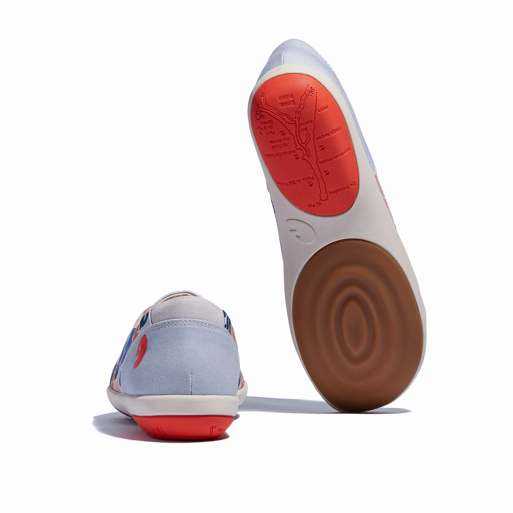 Wing Casual Shoes Pastoral Flower Rain Illetes II Women