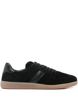 Bsr Training Shoes panelled suede sneakers