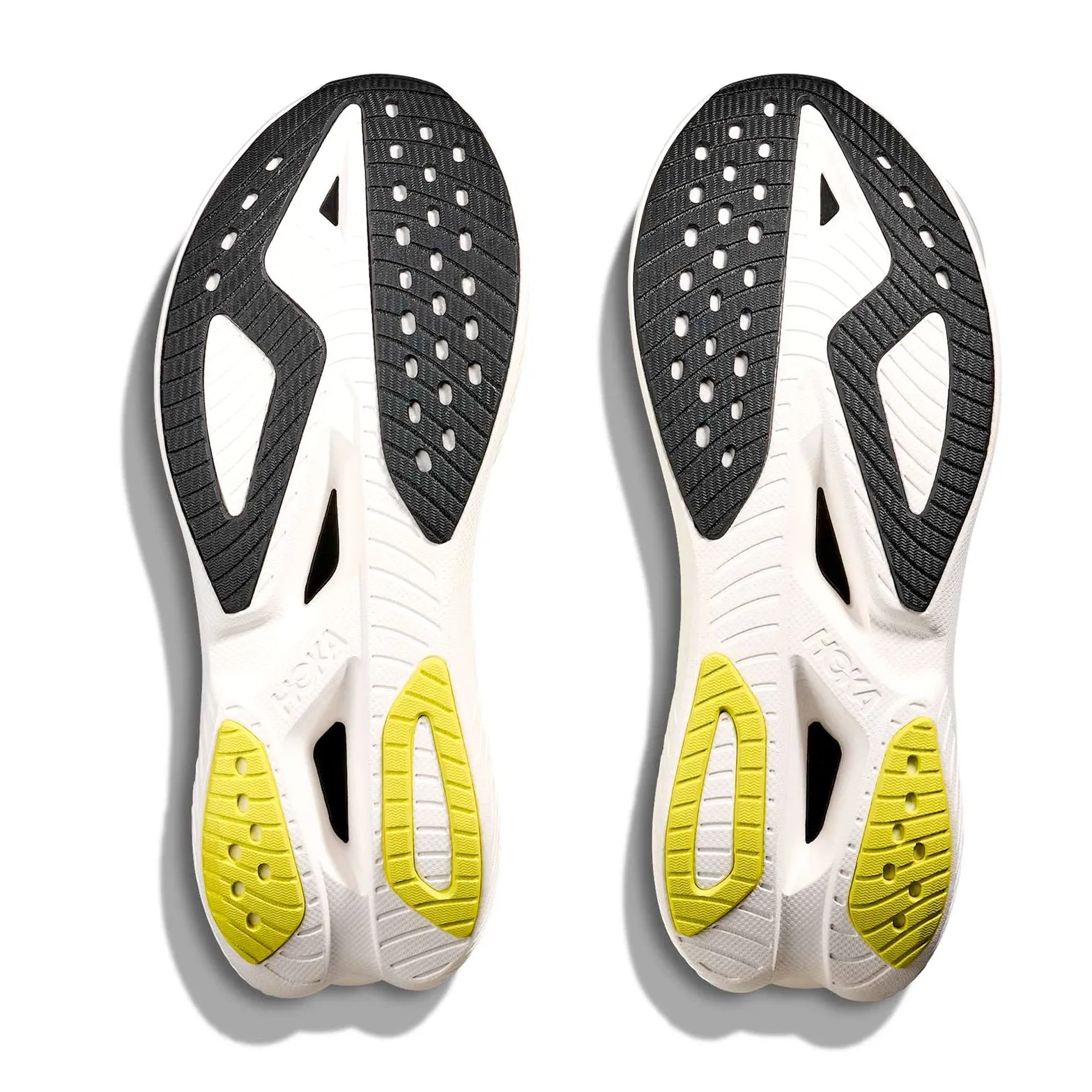 Men's Mach X 3 Running Shoes Skyward Neon Hoka Citrus / Neon Lime Wide Training Shoes