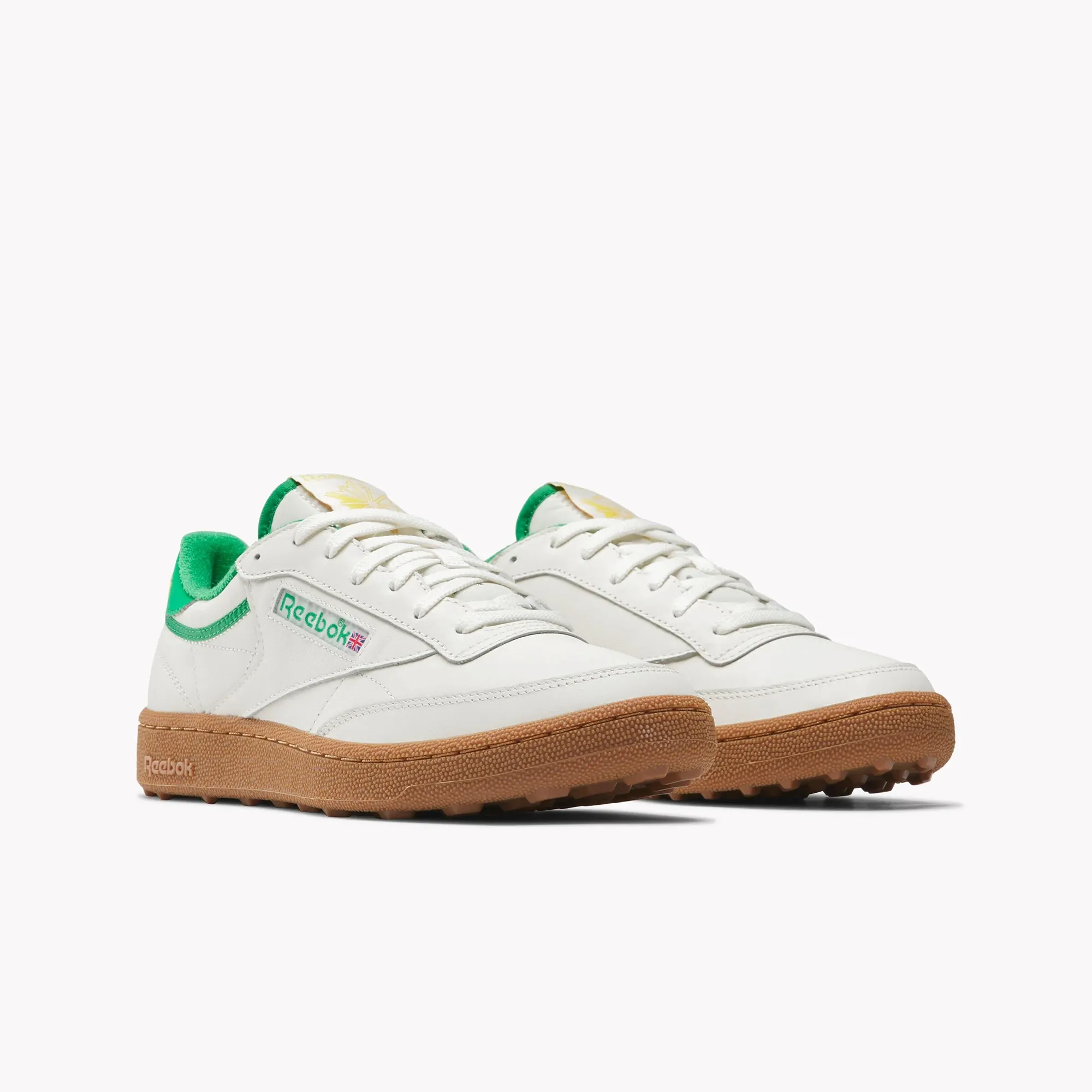 Size 15 Golf Reebok Club C Golf Shoes WHITE/GREEN 100236001