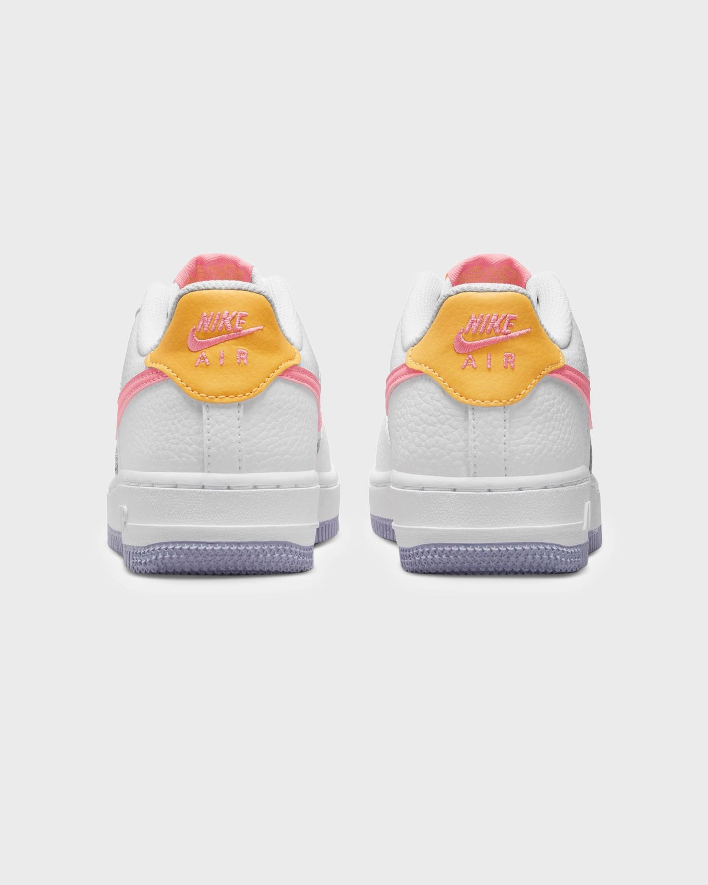 Nike Kids' Air Force 1 (GS) White/Coral Chalk Best Traction Basketball Shoes Ever