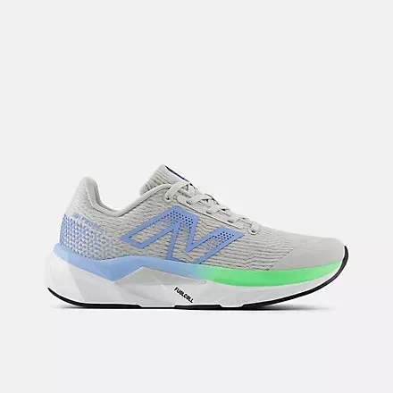 White With Natural Indigo New Balance New Balance Kid's Propel V5 Grey/White Running Shoes
