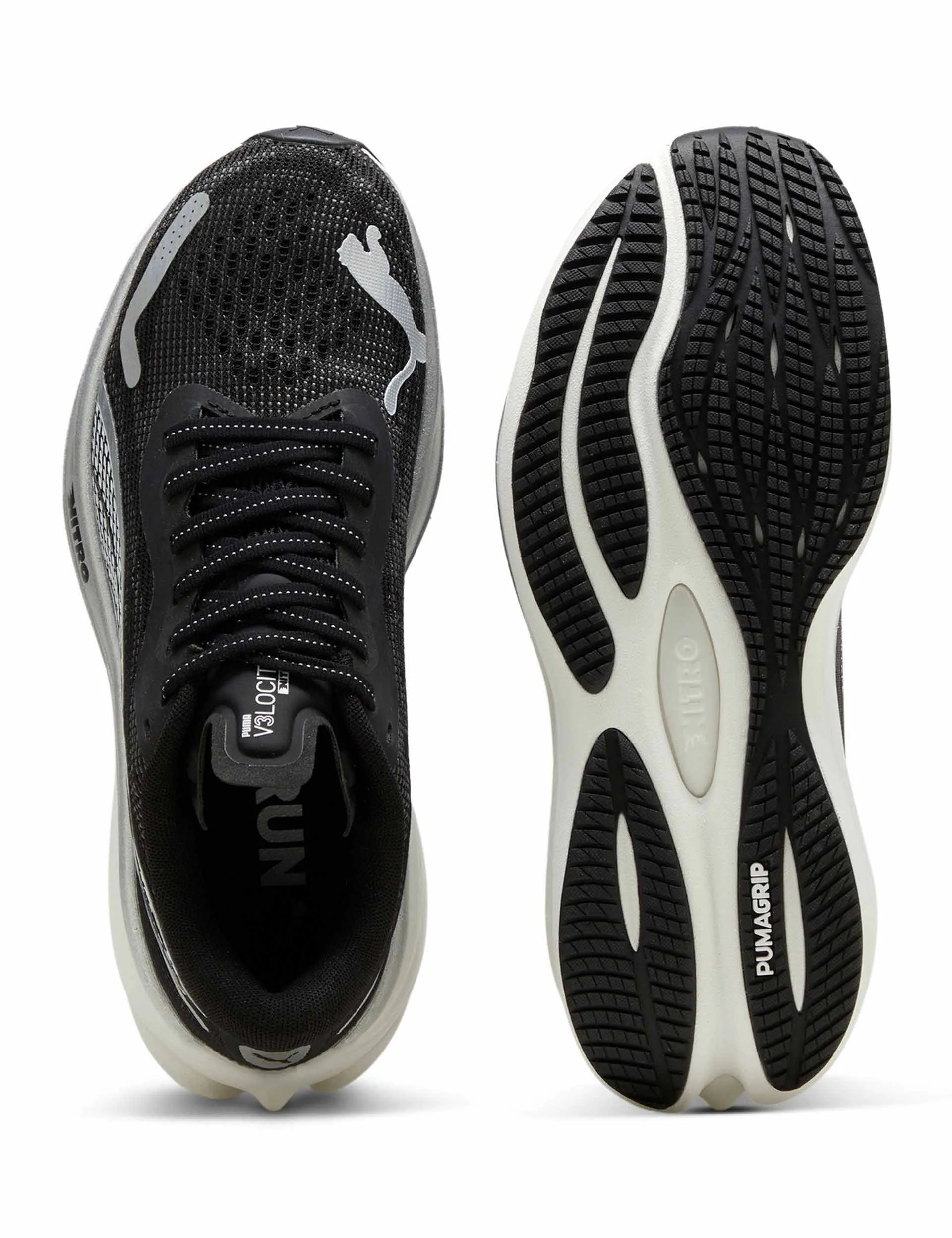 Velocity NITRO 3 Shoes - Black/Silver/White Puma Blackbeard Shoes