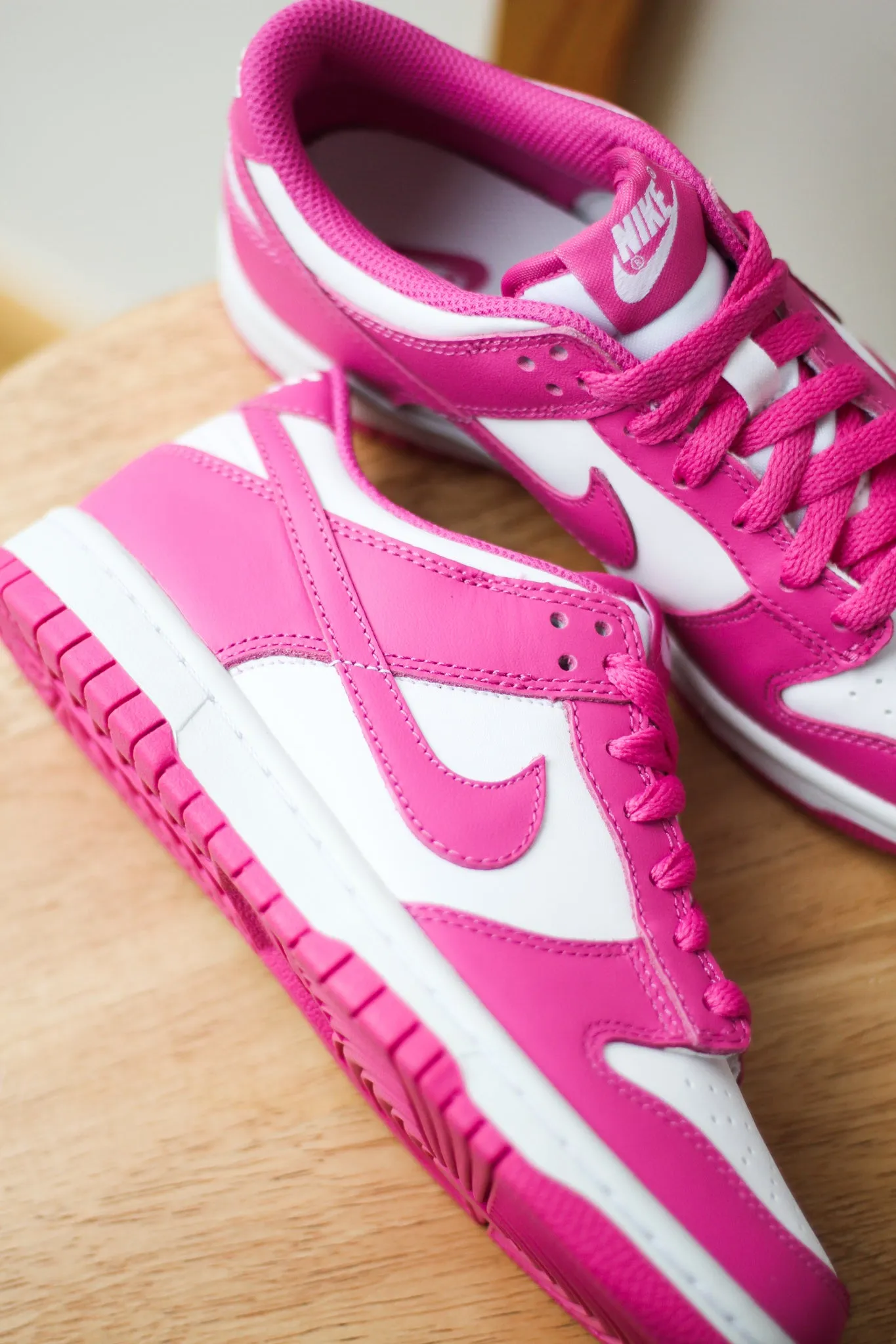 Nike Savaleos Weightlifting Shoes DUNK LOW (GS) "ACTIVE FUSCHIA"