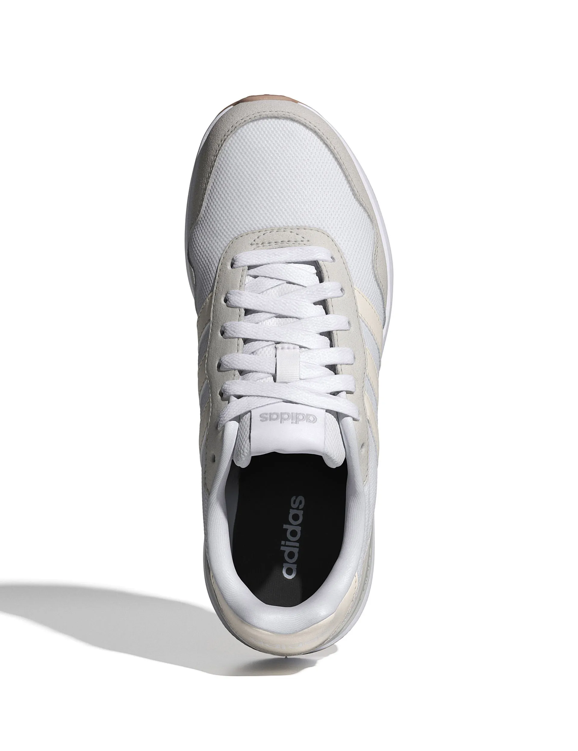 Run 60S 4.0 Shoes - Cloud White/Chalk White/Grey One Strap Shoes Adidas
