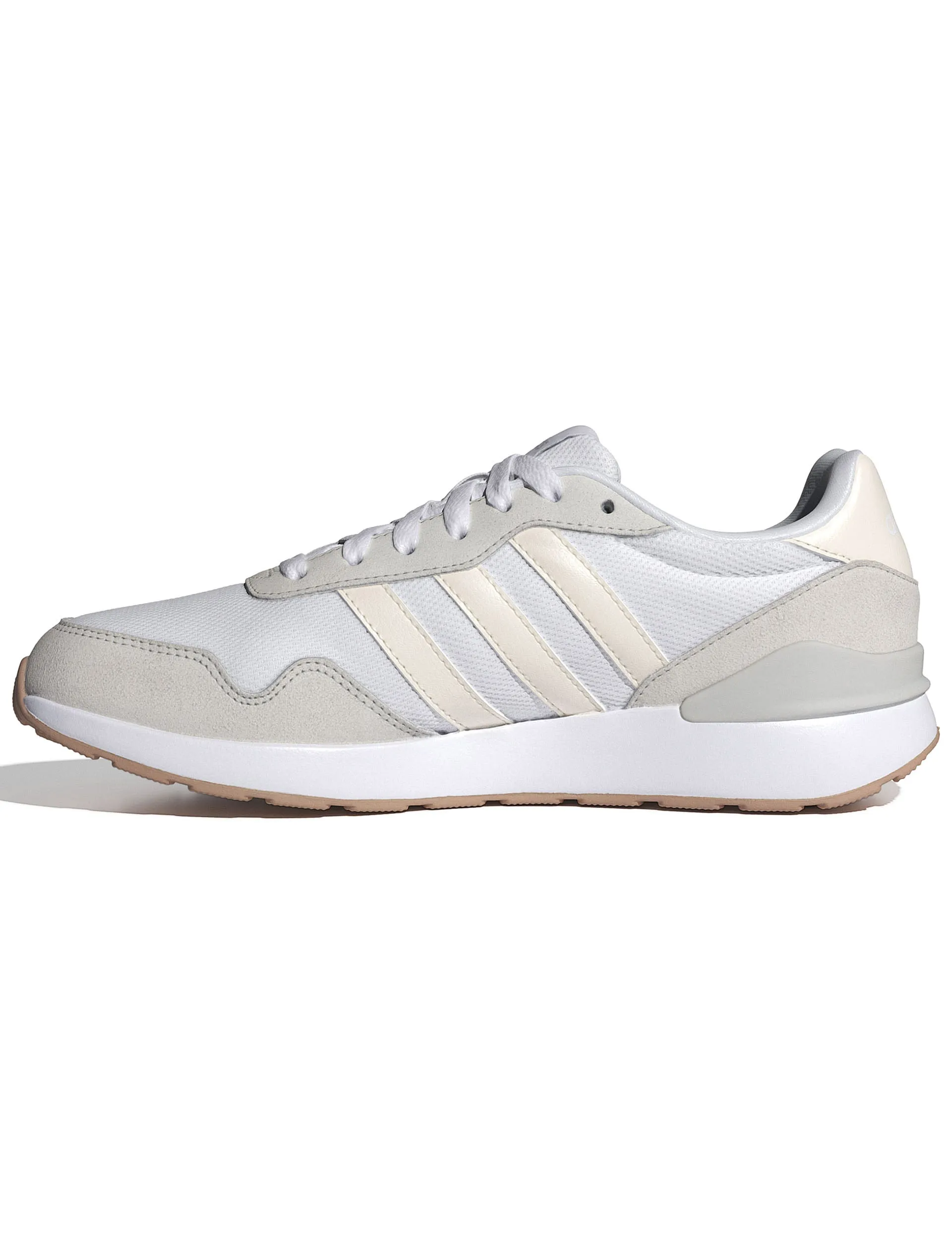 Run 60S 4.0 Shoes - Cloud White/Chalk White/Grey One Adidas Weight Training Shoes