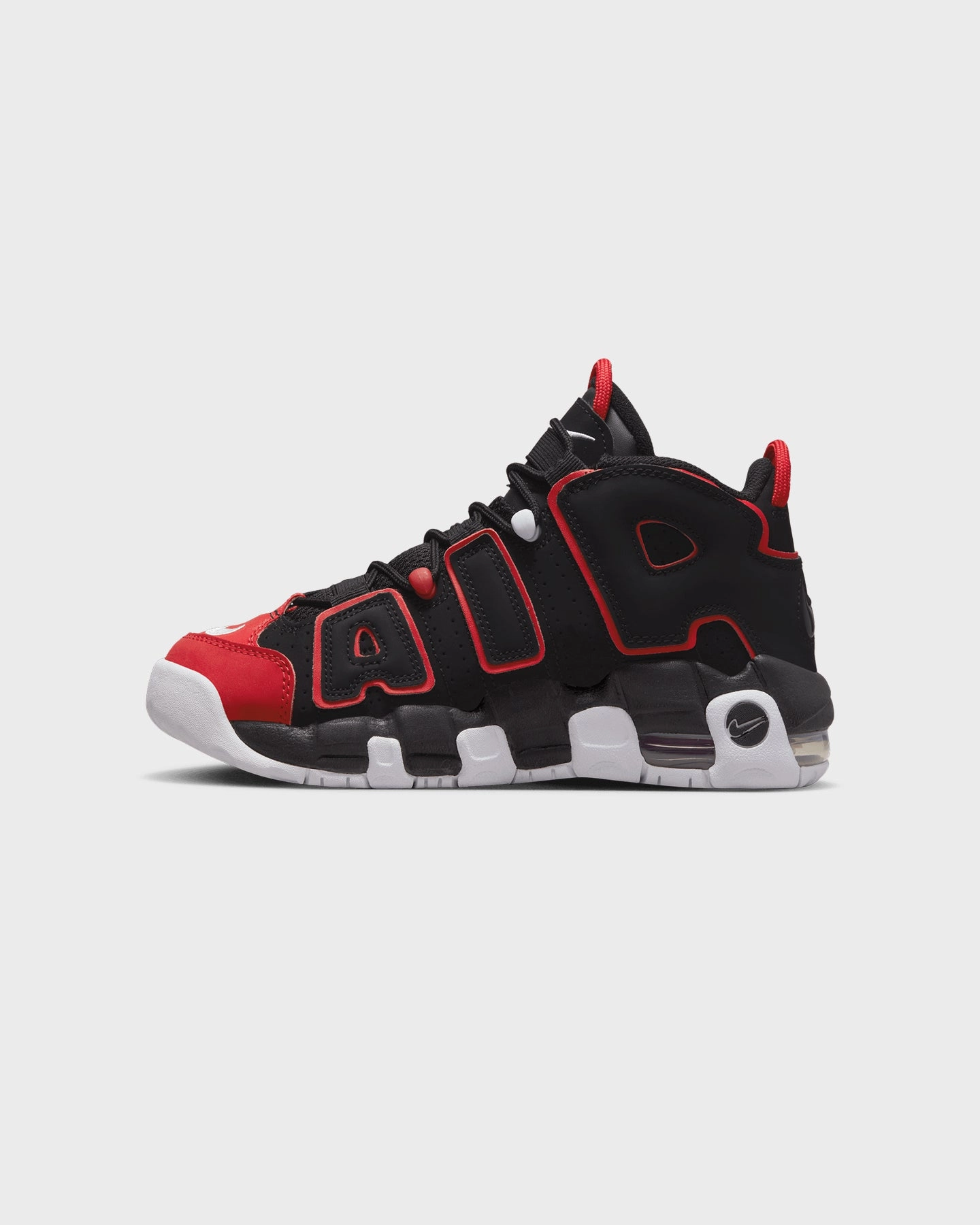 Nike Shoes High Dunks Nike Kids' Air More Uptempo (GS) Black/White-University Red