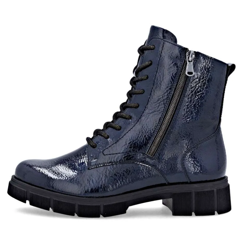 Remonte Marusha 72 Midnight Leather Boot (Women's) Kate Spade Rain Boots With Bow