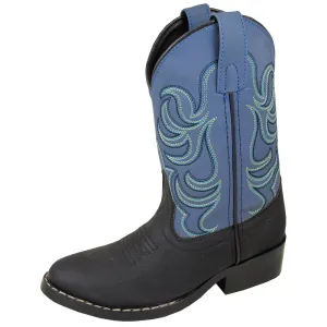 Smoky Mountain Toddler Monterey Black/Blue Cowboy Boot Gh Bass Rain Boots