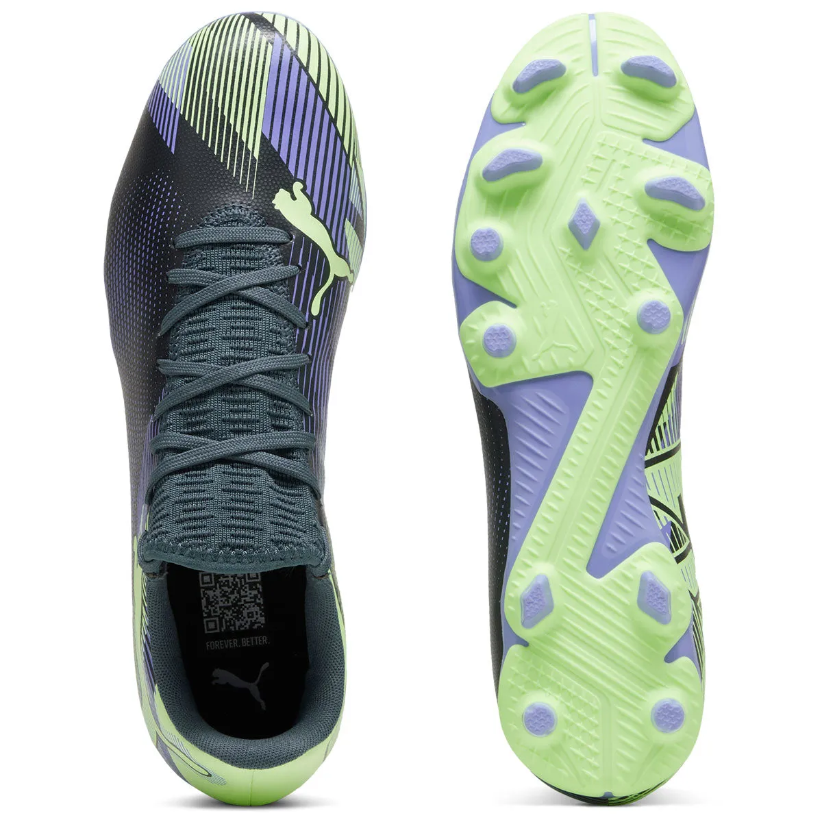 Tiempo Legend 9 Club Fg/mg Soccer Cleats Puma Future 7 Play FG/AG Football Boots - Adult - Grey/Purple/Fizzy Apple