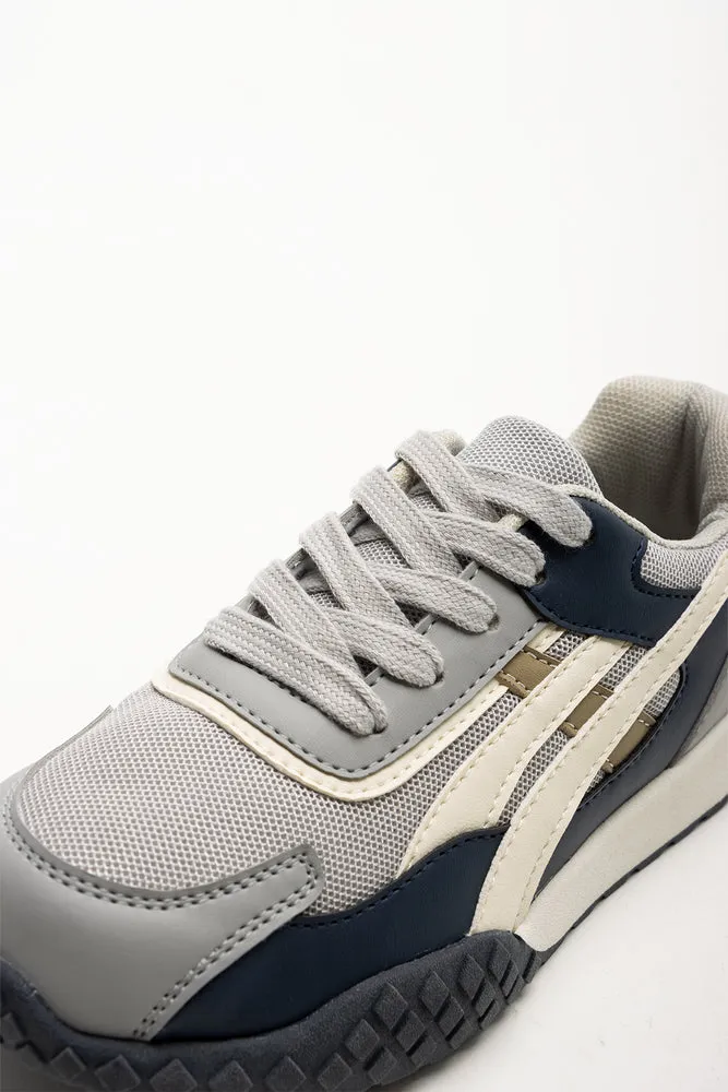 Retro Trainers Grey Asics Speed Training Shoes