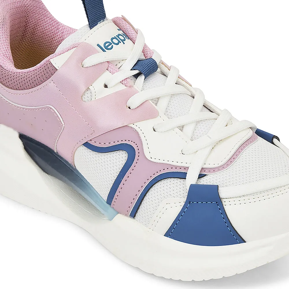 Stroke Running Shoe Leap7x Purple Sports Lacing Running Shoes For Kids GAMEON-2EL By Liberty