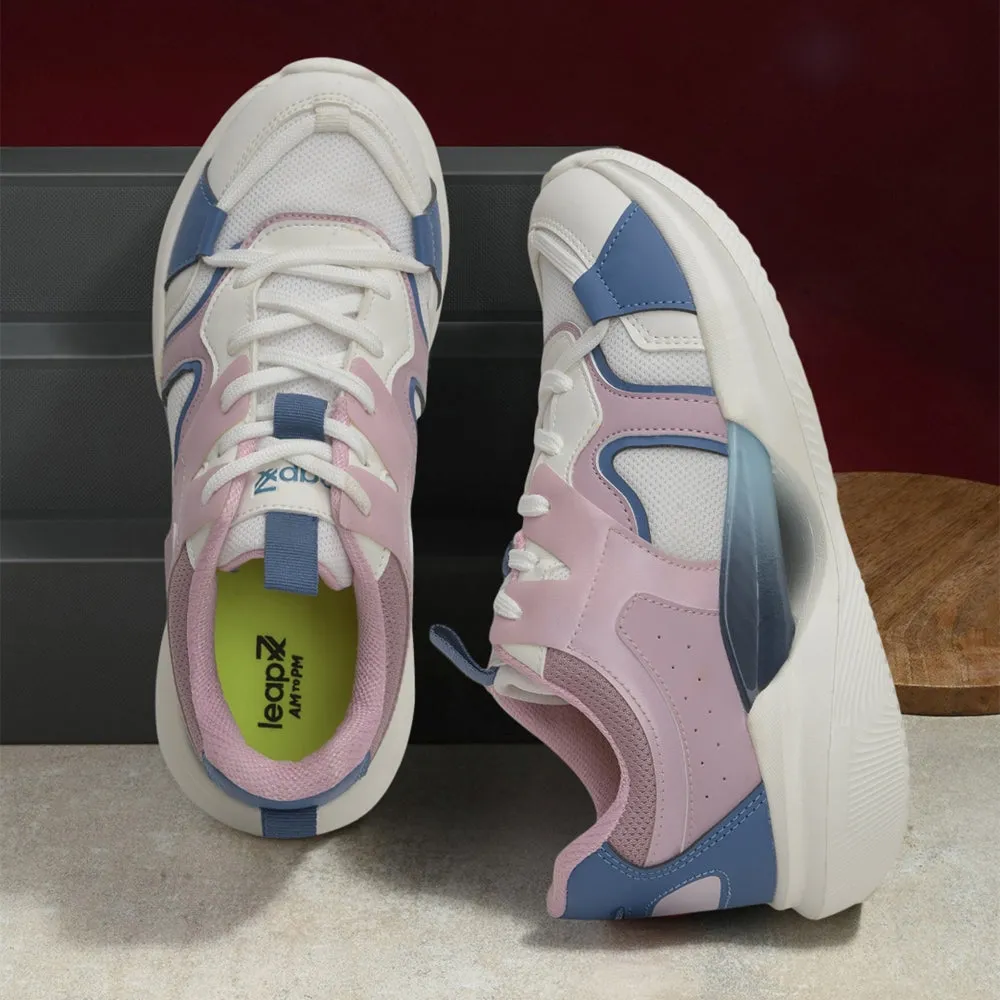 Best Barefoot Running Shoes Leap7x Purple Sports Lacing Running Shoes For Kids GAMEON-2EL By Liberty