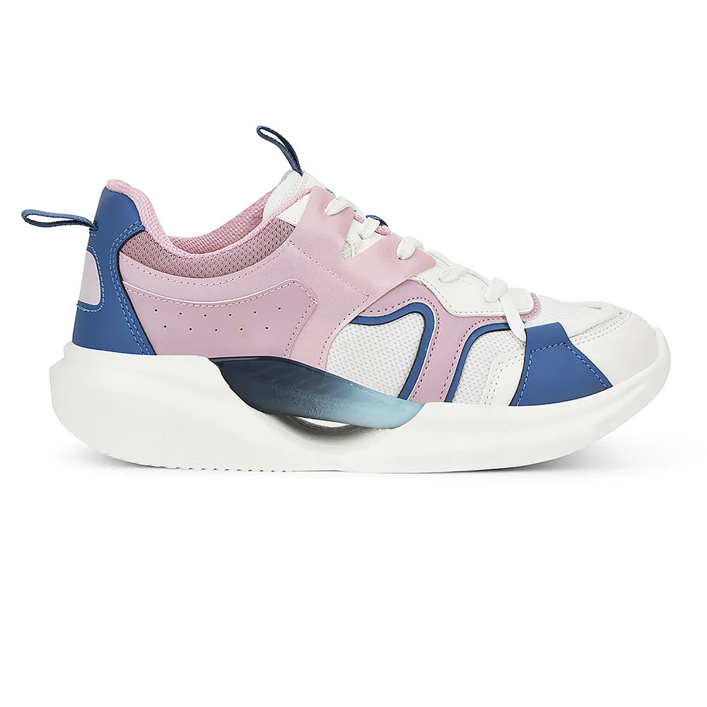 Trail Running Shoes As Hiking Shoes Leap7x Purple Sports Lacing Running Shoes For Kids GAMEON-2EL By Liberty