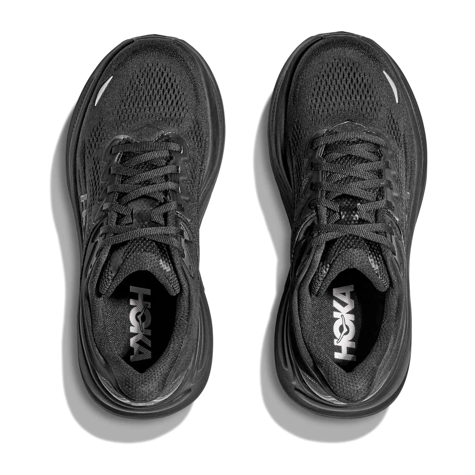 Shoes Company Women's Bondi 9 Wide Fit Running Shoes Black / Black