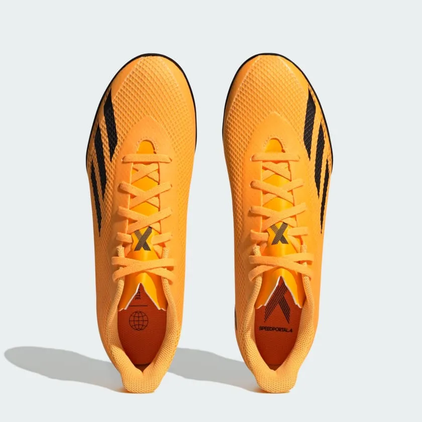 Adidas Men's X Speedportal.4 Turf Boots - Solar Gold / Core Black / Team Solar Orange Cleats F50