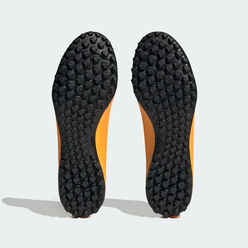 Cheap Custom Soccer Cleats Adidas Men's X Speedportal.4 Turf Boots - Solar Gold / Core Black / Team Solar Orange