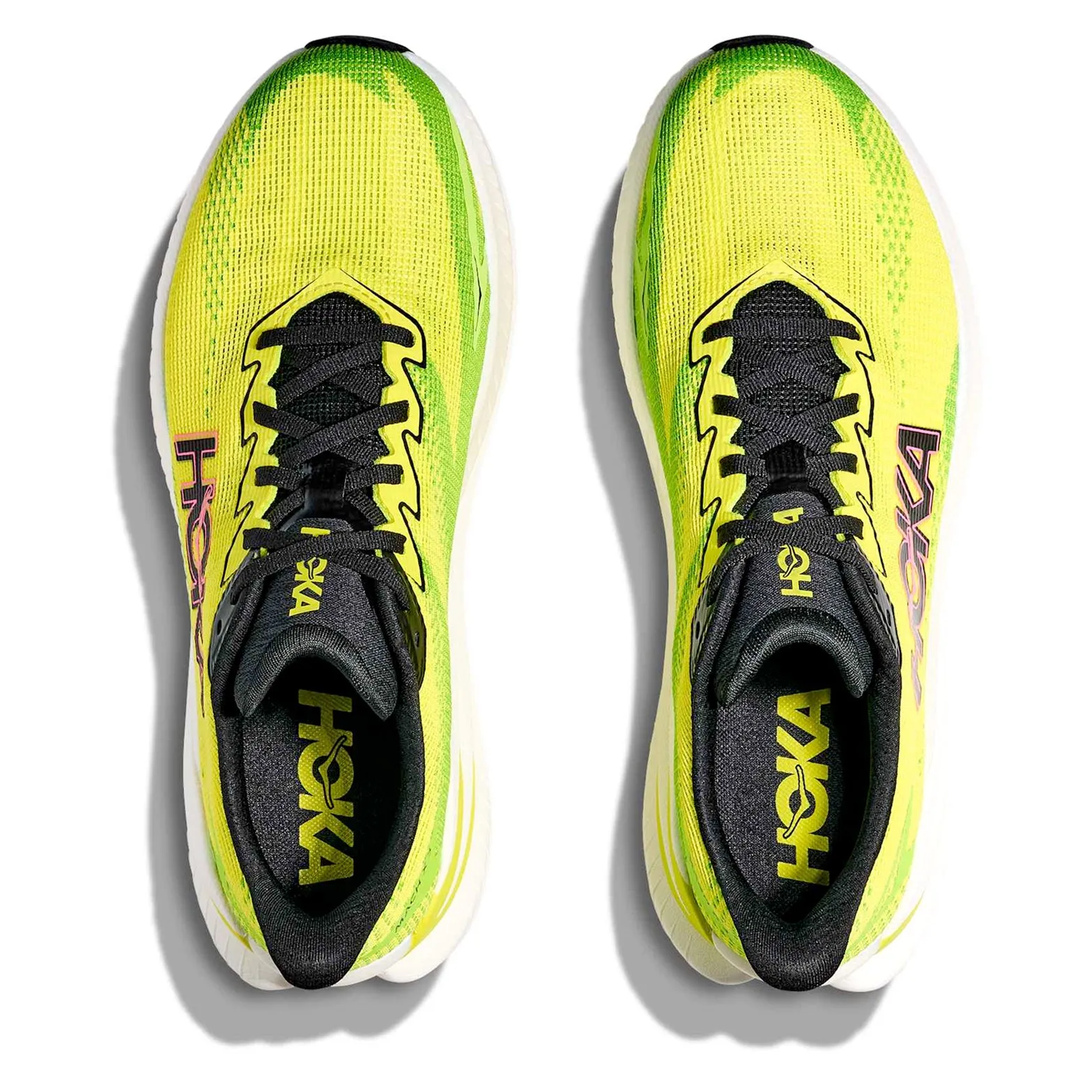 Adidas Everyset Trainer Shoes Men's Mach X 3 Running Shoes Skyward Neon Hoka Citrus / Neon Lime