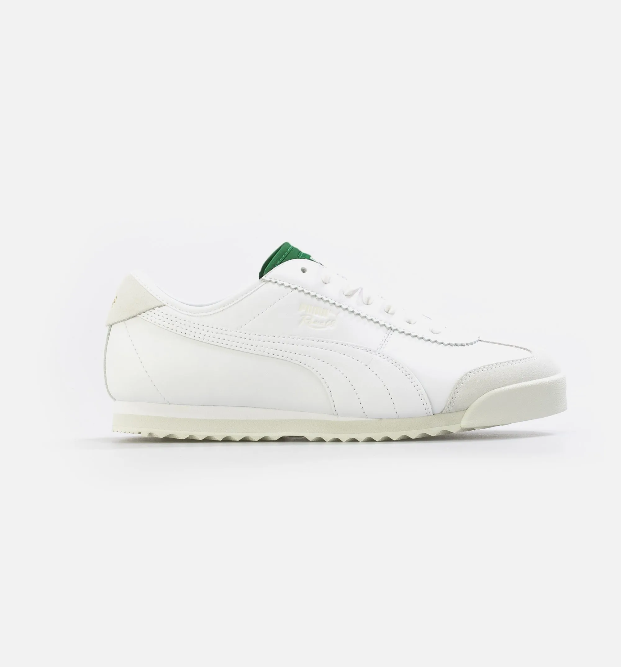 Cheetah Puma Shoes Roma 68 Rudolf Dassler Legacy Mens Lifestyle Shoe - White/Green