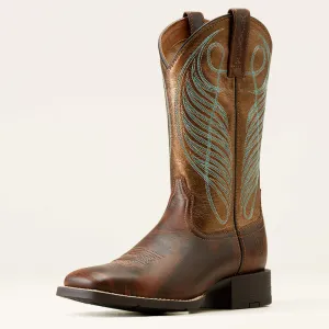 Over Shoe Rain Boots Round Up Wide Square Toe Western Boot