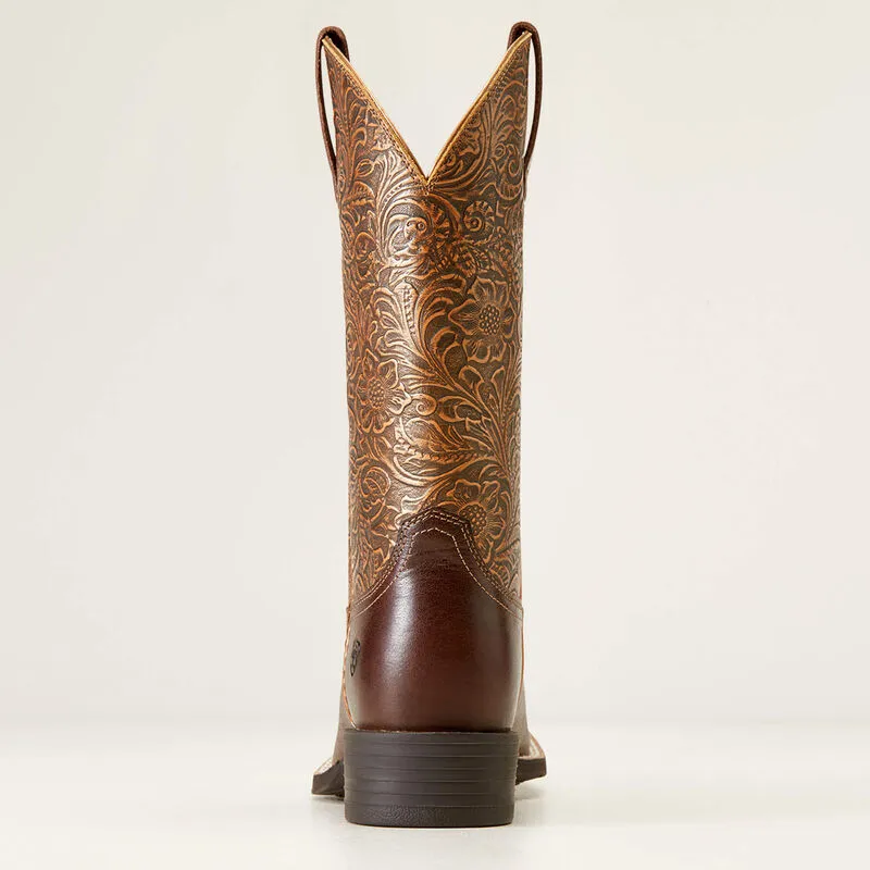 Boots Rain Proof Round Up Wide Square Toe Western Boot