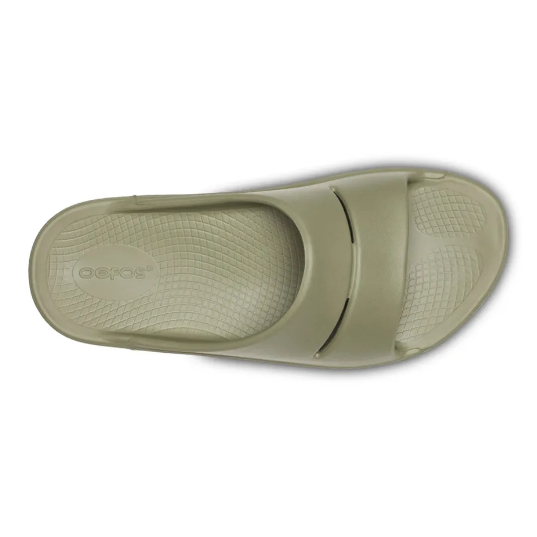Slide Leather Sandals Oofos OOahh Slider - Unisex