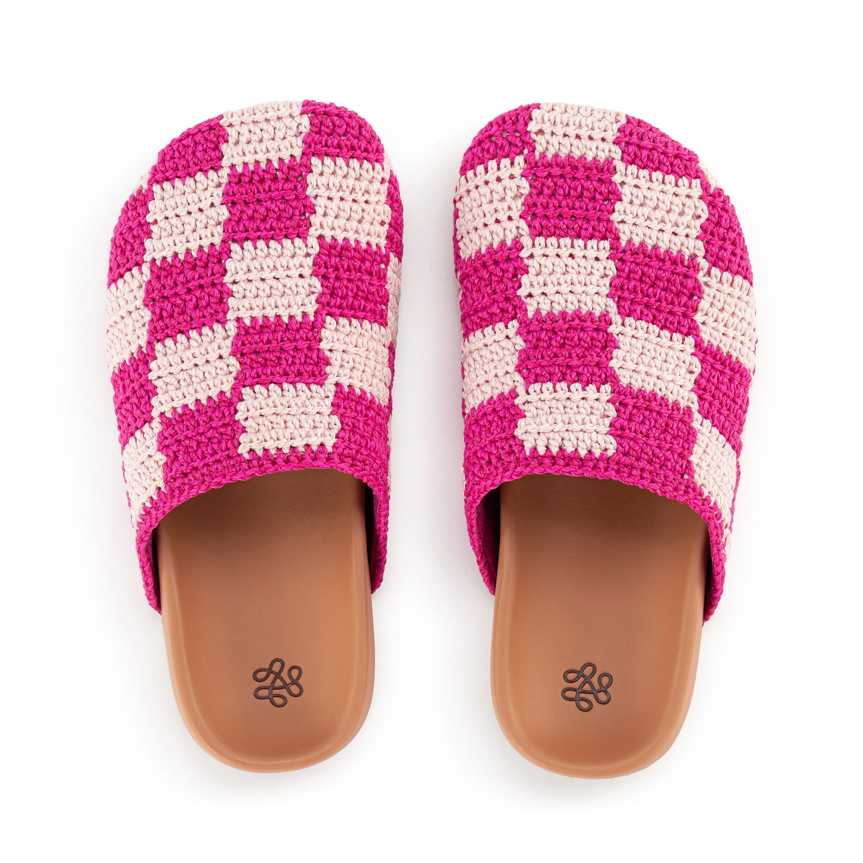 Best Trail Running Shoe Brands Bolinas Clog - Kids - Hand Crochet - Pink Check