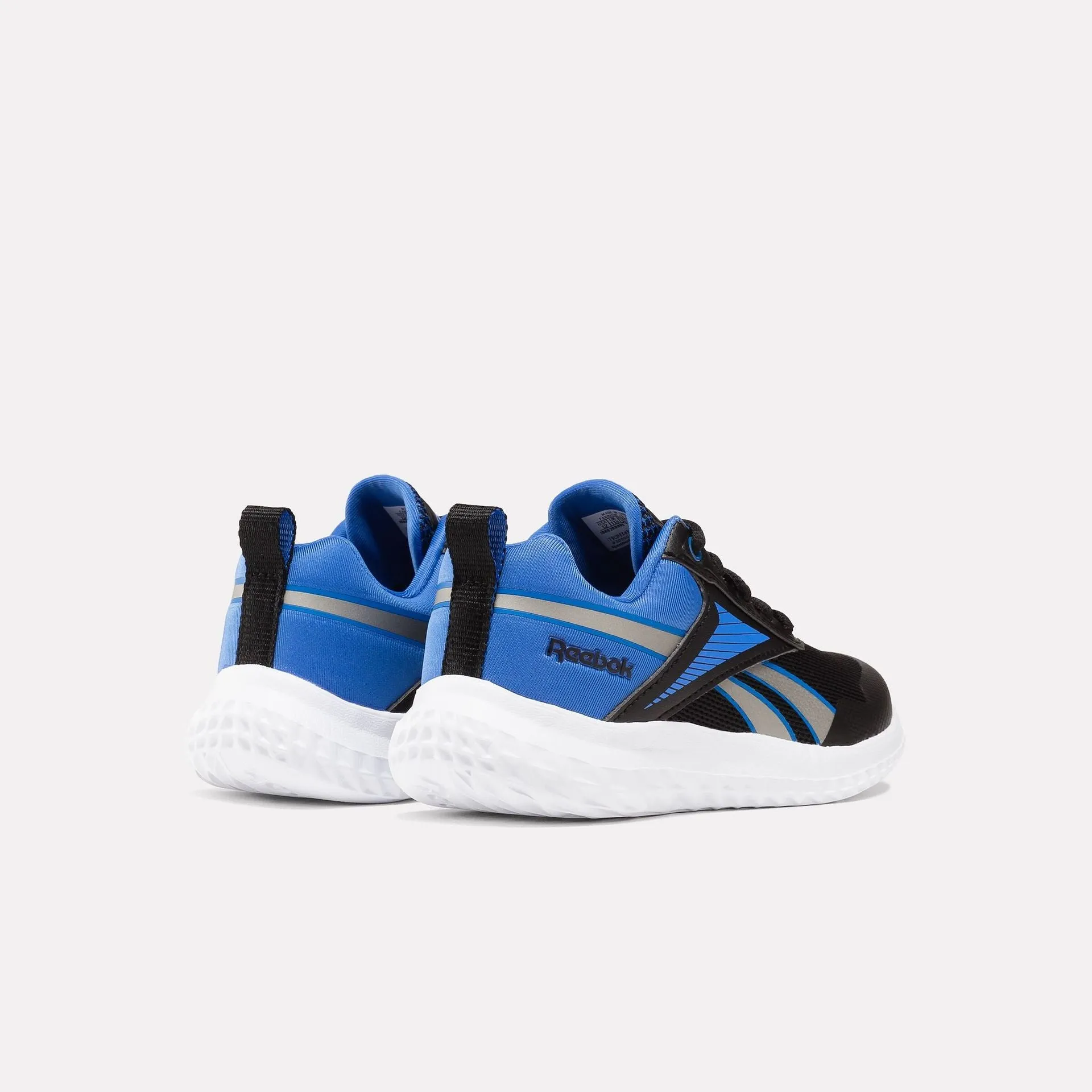 Faux Shearling Slippers RUSH RUNNER 5 - BLACK/BLUE