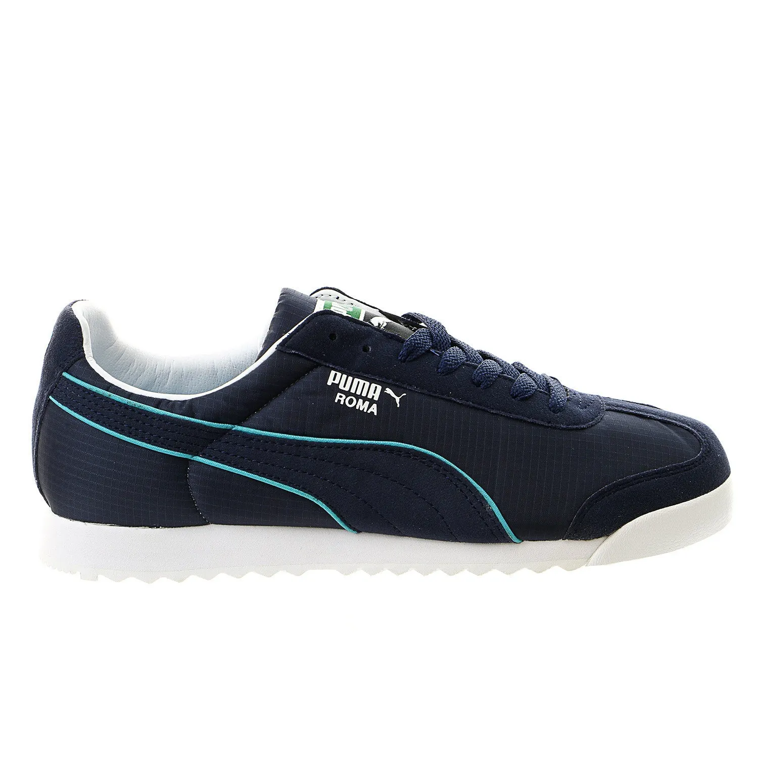 Puma Roma Spring NM Lace-Up Fashion Sneaker Shoe - Peacoat/Capri Breeze - Mens Puma Design Your Own Shoes