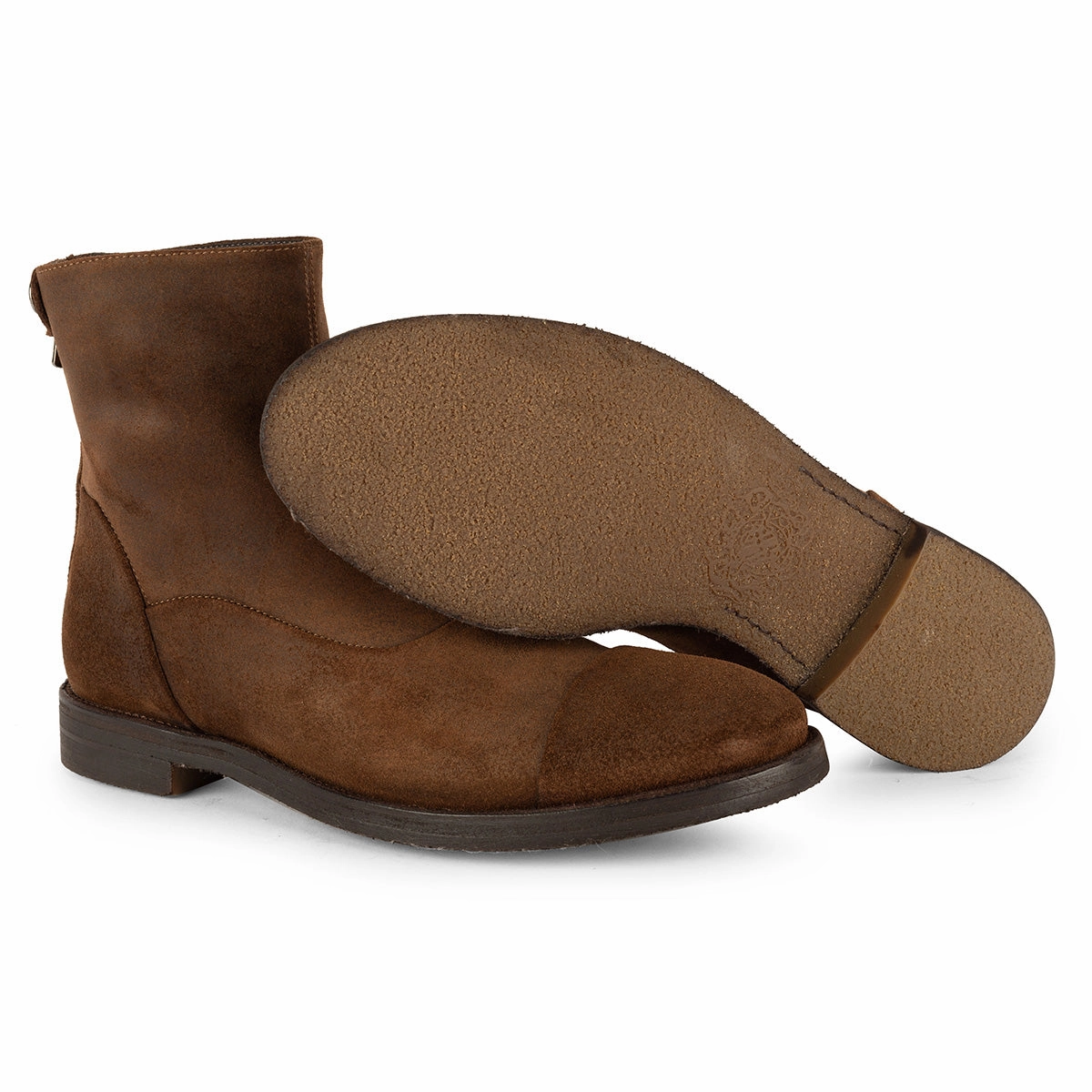 KRIS 96018<br> Havana Back zipper Boots Horse Rain Boots