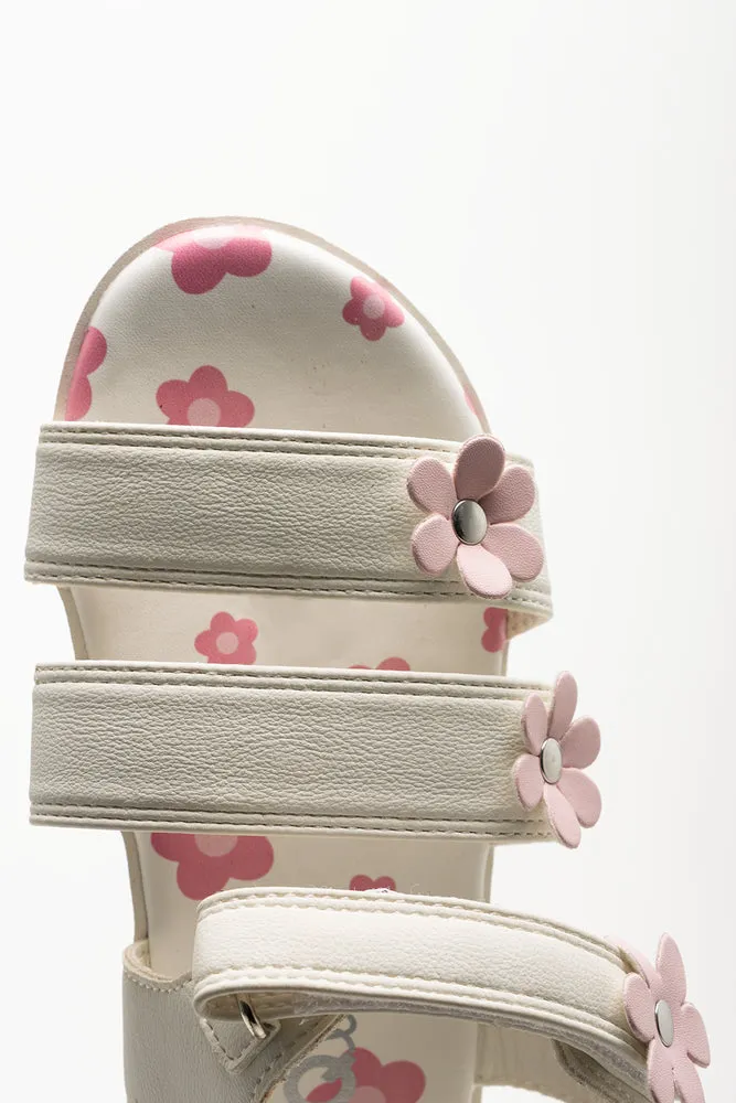 Demonia Platform Sandals Sandals White