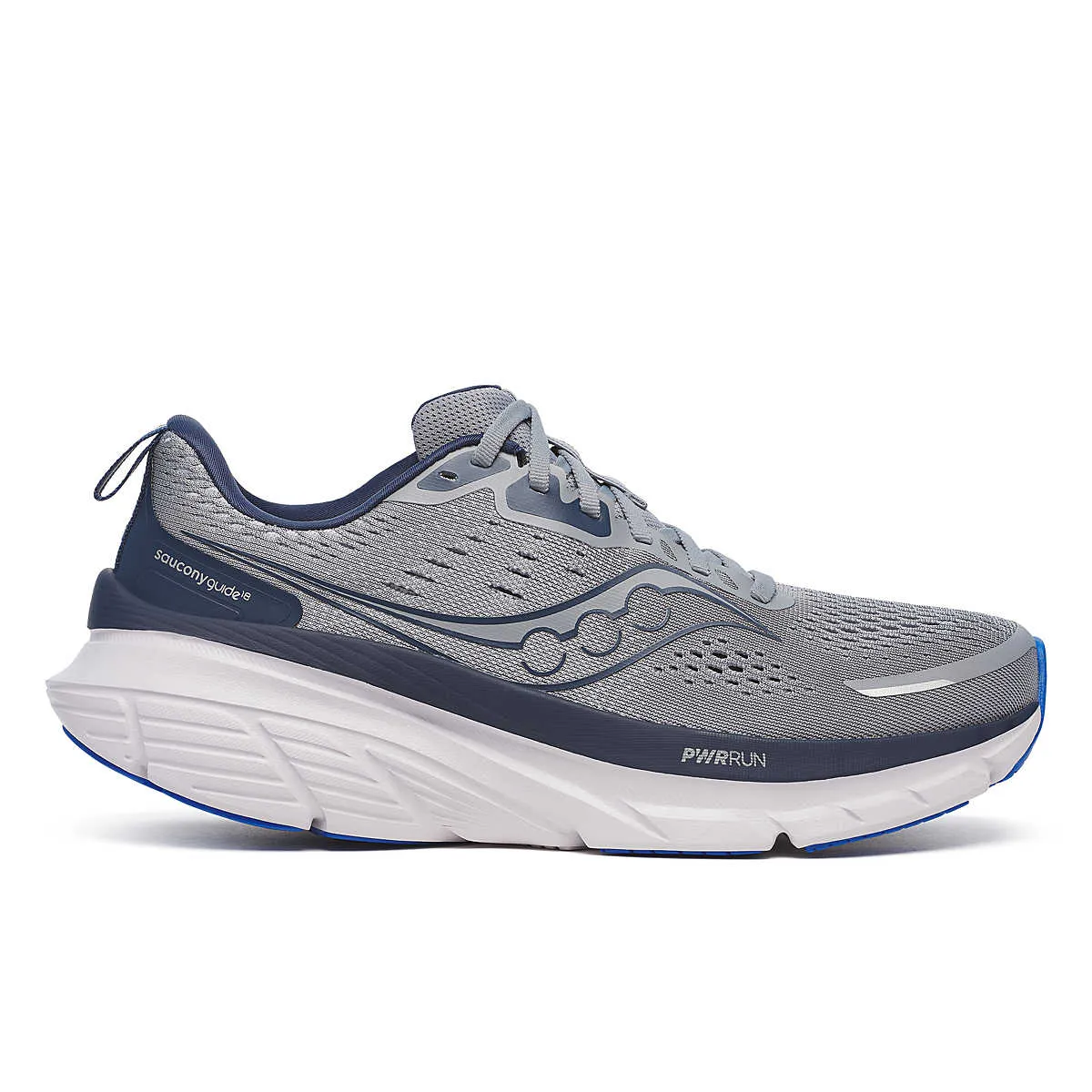 Saucony Men's Guide 18 Running Shoe Flint / Navy Best Barefoot Trail Running Shoes