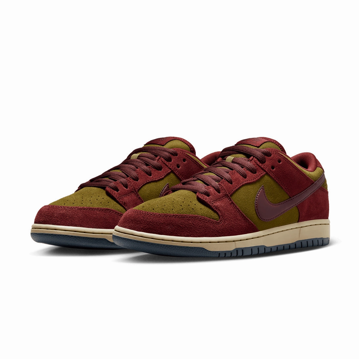 SB Dunk Low Pro 'Dark Team Red Olive Flak' Nike Zoom Training Shoes