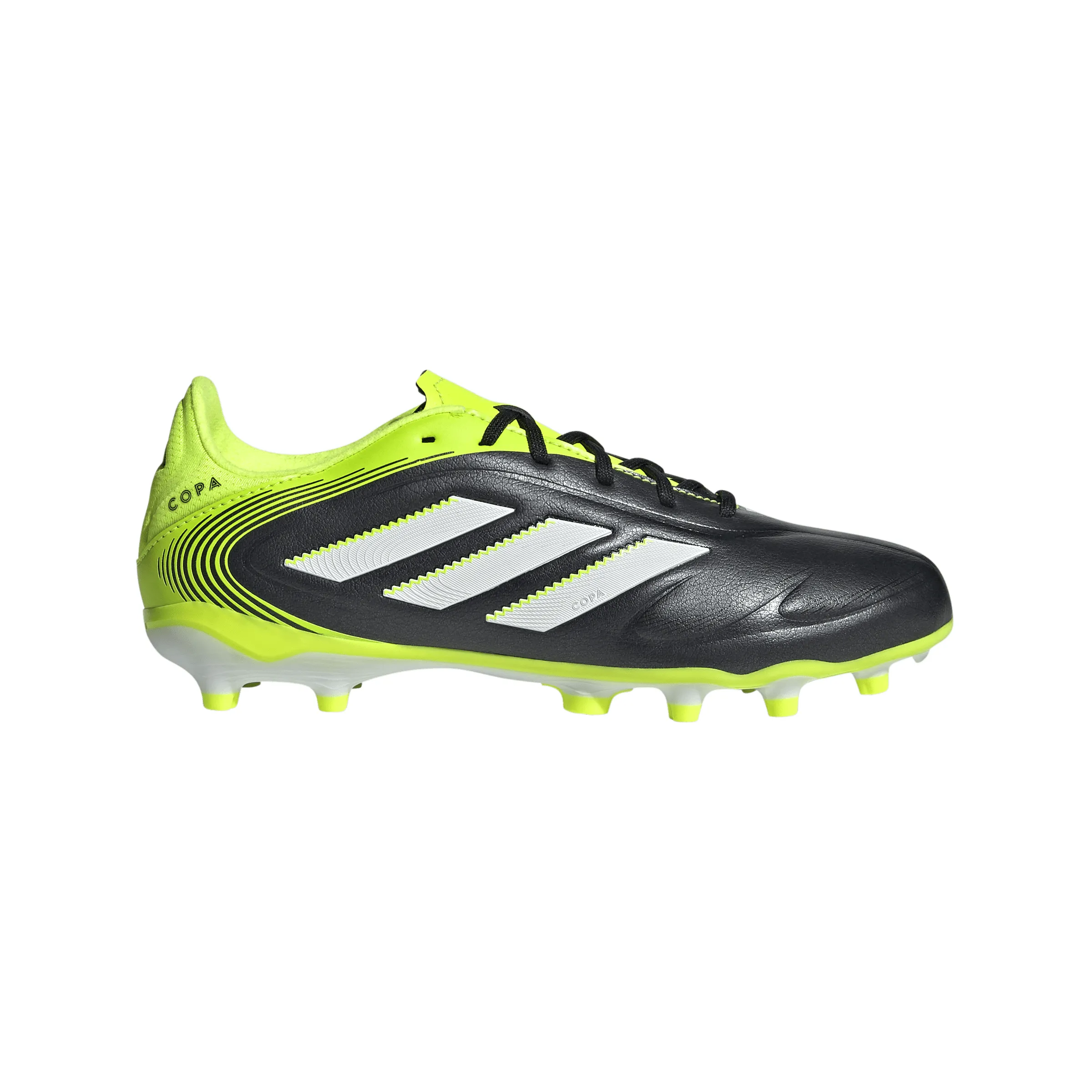 adidas Junior Copa Pure lll League FG Firm Ground Cleats - Core Black/ Ftwr White//Luclemon Mitre Soccer Cleats