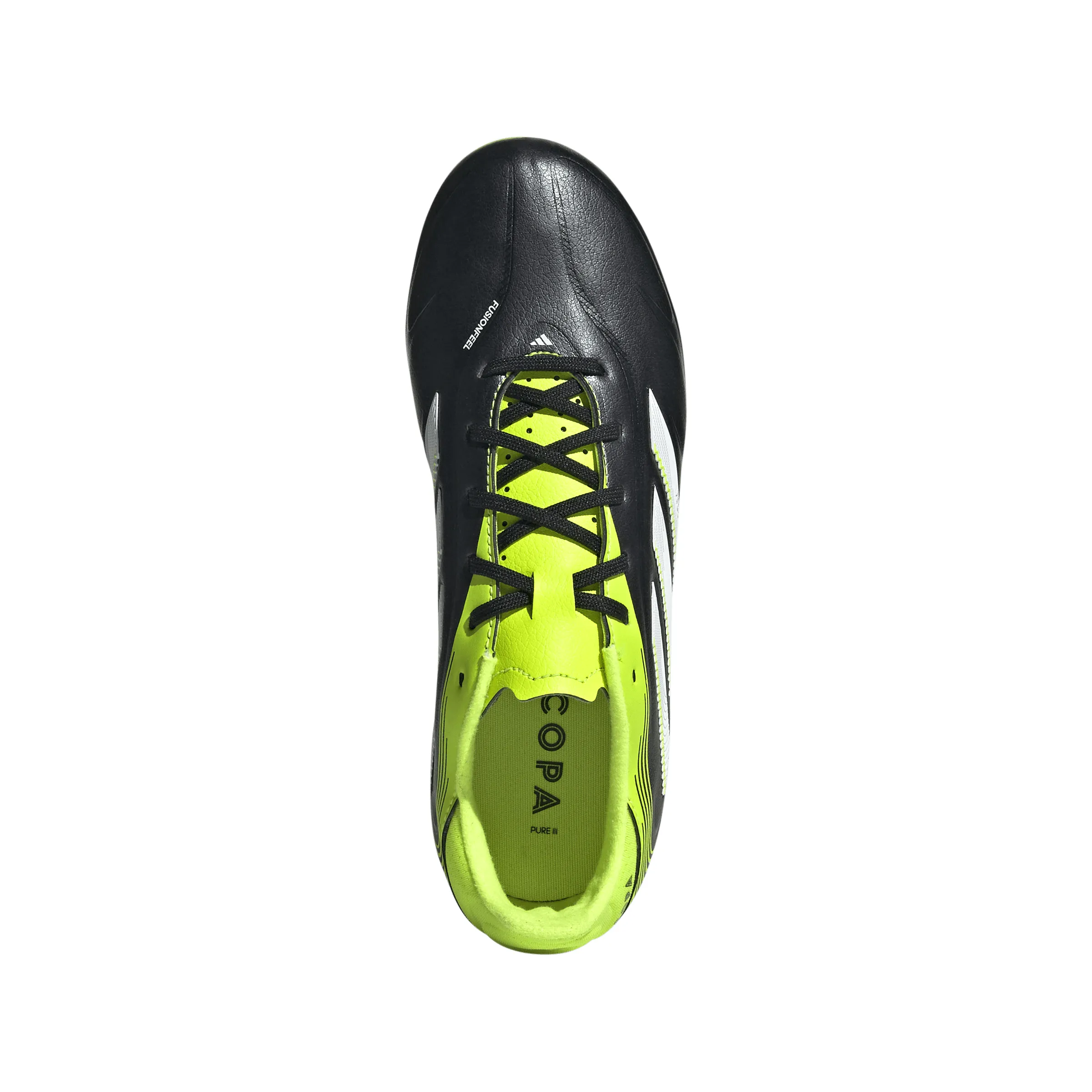 adidas Junior Copa Pure lll League FG Firm Ground Cleats - Core Black/ Ftwr White//Luclemon Phantom Gx 2 Academy Flyease Fg Soccer Cleats